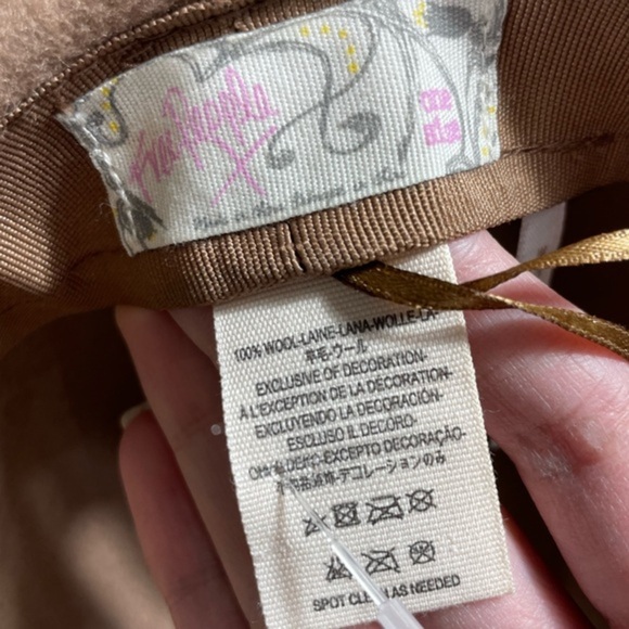 Free People Beige Wool Fedora Hat One Size - Picture 12 of 13